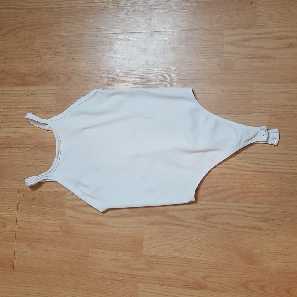 Free People White Bodysuit